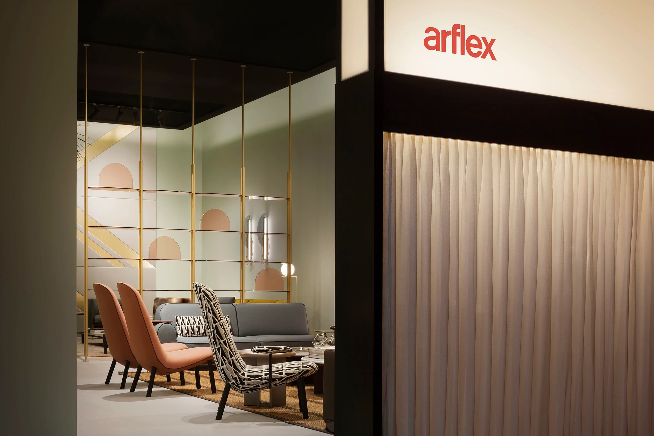Arflex, Salone del mobile  Project: Bernhardt & Vella